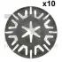 Фото Шайба фіксуюча (к-кт 5шт) VW Caddy II/III/Crafter 30-35/30-50/Golf II/III/IV/V/VI/Jetta II 80 Fischer Automotive One (FA1) (11-40113.10) зображення 1
