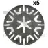 Фото Шайба фіксуюча (к-кт 10шт) VW Caddy II/III/Crafter 30-35/30-50/Golf II/III/IV/V/VI/Jetta II 80 Fischer Automotive One (FA1) (11401135) зображення 1