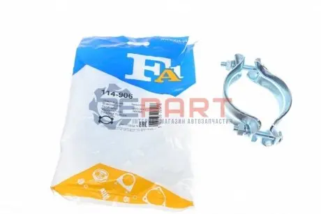 Хомут глушника Audi 100/200/80/A6 -97 Fischer Automotive One (FA1) 114-906 Купити в Україні