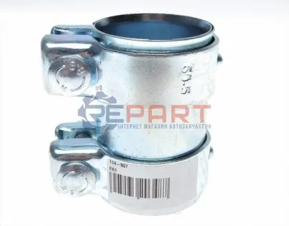 Хомут глушника (передній) VW Caddy III 1.9 TDI 04-10 (56/60.5x95) Fischer Automotive One (FA1) 114-957 Купити в Україні