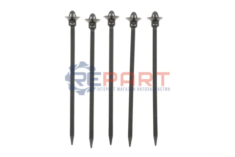Стяжка пластикова (к-кт 5шт) Audi/Seat/Skoda/VW (чорна) Fischer Automotive One (FA1) 11500015 Купити в Україні