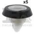 Кліпса кріплення бампера заднього (к-кт 5шт) Skoda Fabia/Octavia/VW Golf/Passat 02-21 11600205