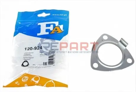 Прокладка труби вихлопної Opel Combo 1.4-1.6 01- Fischer Automotive One (FA1) 120-924 Купити в Україні