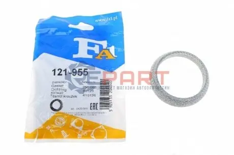 Прокладка труби вихлопної Opel Astra G/Vectra B/Zafira A 2.0/2.2 DTI 96-05 (55x70.7x13.5) (кільце) Fischer Automotive One (FA1) 121-955 Купити в Україні