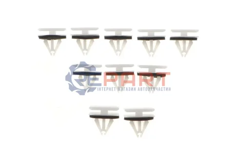 Кліпса кріплення обшивки (к-кт 5 шт) Citroen C3/Ford Fiesta/Kuga 12 Fischer Automotive One (FA1) 13-40026.10 Купити в Україні