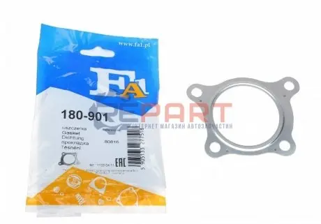 Фото Прокладка труби вихлопної VW Caddy 1.2 TSI 10-15 Fischer Automotive One (FA1) (180-901) зображення 1