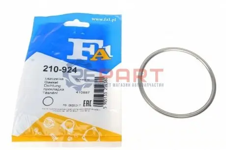 Прокладка труби вихлопної Fiat Ducato/Citroen Jumper/Peugeot Boxer 06 Fischer Automotive One (FA1) 210-924 Купити в Україні