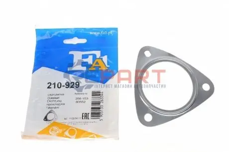 Прокладка труби вихлопної Fiat Ducato/Citroen Jumper/Peugeot Boxer 06- Fischer Automotive One (FA1) 210-929 Купити в Україні