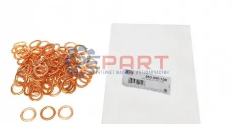 Прокладка пробки зливної масляного піддону Audi/VW/Porsche/Citroen/Peugeot (14x21x2) (к-кт 10шт) Fischer Automotive One (FA1) 253.550.100 Купити в Україні