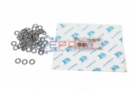 Шайба под форсунку Peugeot Partner/Boxer/Citroen Jumper 1.9D/2.5D 94-02 (7.1x13.5x1.1) (к-кт 100шт) Fischer Automotive One (FA1) 316480100 Купити в Україні