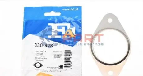 Фото Прокладка труби вихлопної Fiat Doblo 1.3/1.9 D/JTD 01- Fischer Automotive One (FA1) (330-928) зображення 1