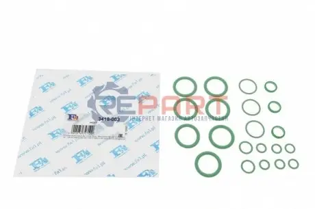 Фото 1 — Прокладка компресора кондиціонера ущільнююча Renault Kangoo 1.9 dCi 97- (К-кт) Fischer Automotive One (FA1) (3418003) Фото Прокладка компресора кондиціонера ущільнююча Renault Kangoo 1.9 dCi 97- (К-кт) Fischer Automotive One (FA1) (3418003) зображення 1