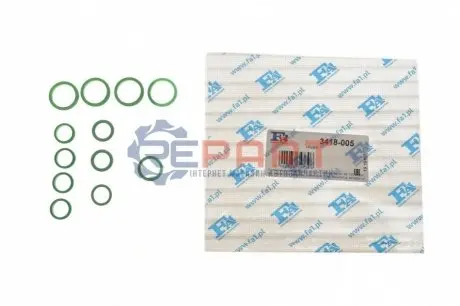 Фото Прокладка компресора кондиціонера ущільнююча Renault Megane II 02-09/Espace IV 06- (К-кт) Fischer Automotive One (FA1) (3418005) зображення 1