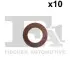 Фото FISCHER Уплотнительное кольцо 14*24*1,5 мм (мат медь) CHEVROLET, ISUZU, OPEL Fischer Automotive One (FA1) (359.980.010) изображение 1