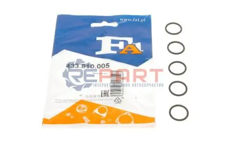 Прокладка турбіни BMW 1 (F20)/3 (F30/F80) 15-19 B48 (к-кт 5шт) Fischer Automotive One (FA1) 433.810.005 Купити в Україні