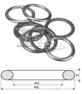 Уплотнительное кольцо 14*18*2 мм (мат. медь) Fischer Automotive One (FA1) 460.310.010 (фото 1)