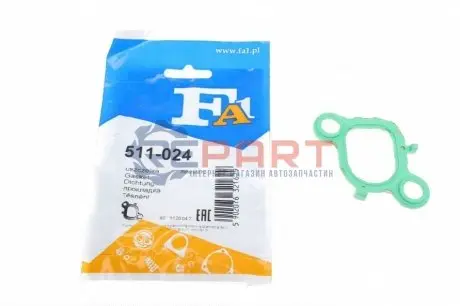 Фото Прокладка колектора впускного VW T5 2.5TDI (1-й циліндр) Fischer Automotive One (FA1) (511-024) зображення 1
