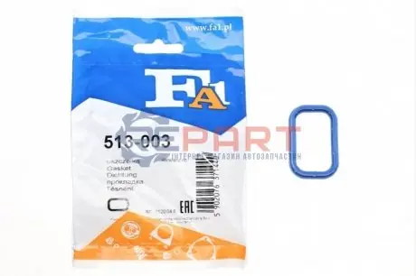 Фото Прокладка колектора впускного Ford Transit 2.0TDCi/2.4TDCI 00- (к-кт 8шт) Fischer Automotive One (FA1) (513-003) зображення 1