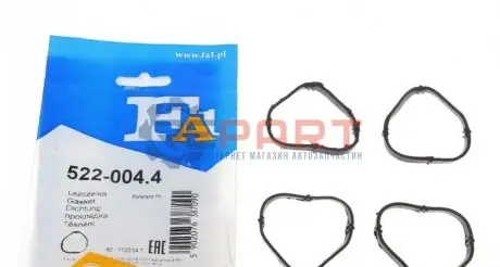 Прокладка колектора впускного Renault Kangoo 1.0/1.2 16V 01- (к-кт 4шт) Fischer Automotive One (FA1) 5220044 Купити в Україні