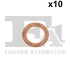 Уплотнительное кольцо 12.0*18.0*1.0 mm((выр-во Fischer) Fischer Automotive One (FA1) 547.870.010 (фото 1)