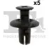 Фото Кліпса кріплення молдинга (к-кт 10шт) Hyundai Santa Fe 01-/Kia Sorento 02 Fischer Automotive One (FA1) (73300035) зображення 1
