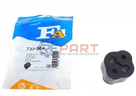 Гумка глушника Kia Sorento 2.4/2.5 CRDi/3.3/3.5 V6 4WD 02- Fischer Automotive One (FA1) 733904 Купити в Україні