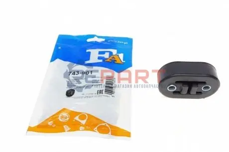 Гумка глушника Hyundai Santa Fe/Tucson2.0/2.2/2.7 CRDi 00-15/Kia Sorento 2.2 CRDi/GDI 09- Fischer Automotive One (FA1) 743-901 Купити в Україні