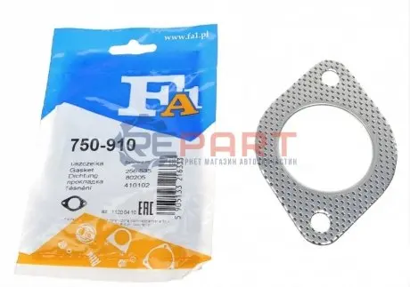 Фото Прокладка труби вихлопної Nissan Patrol 2.8/3.0 TD 88- Fischer Automotive One (FA1) (750-910) зображення 1