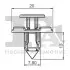 Фото Кліпса кріплення (к-кт 10шт) Nissan/Mitsubishi/Renault Fischer Automotive One (FA1) (75300055) зображення 2