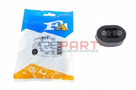 Гумка глушника Mitsubishi Outlander 2.0/2.4 4WD 01--06/Nissan Qashqai/X-Trail 1.2-2.0 dCi 07- Fischer Automotive One (FA1) 753-911 Купити в Україні