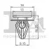 Фото Кліпса кріплення (к-кт 5шт) Fiat Sedici 06-14/Suzuki SX4 07 Fischer Automotive One (FA1) (76400095) зображення 2