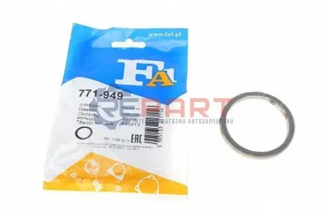 Прокладка труби вихлопної Lexus LX/RX/Toyota Land Cruiser 98-08 (50x61x5.2) (кільце) Fischer Automotive One (FA1) 771-949 Купити в Україні