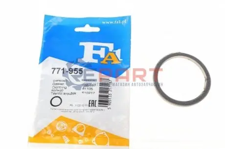 Прокладка труби вихлопної Ford Ranger 2.5 TDDI 99-05/Toyota Land Cruiser 80-07 (56x68x5.2) (кільце) Fischer Automotive One (FA1) 771-955 Купити в Україні