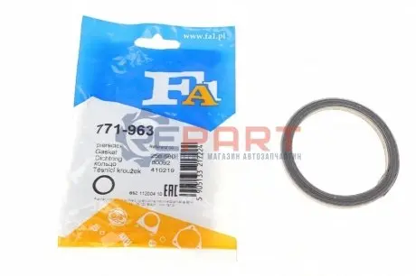 Прокладка труби вихлопної Toyota Land Cruiser 92-09 (62x78.2x5.2) (кільце) Fischer Automotive One (FA1) 771-963 Купити в Україні