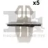 Фото Кліпса кріплення підкрильника (к-кт 5шт) Toyota Rav 4 97-05 Fischer Automotive One (FA1) (77400485) зображення 1