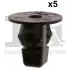 Фото Кліпса кріплення підкрильника (к-кт 5шт) Toyota Rav 4 97-18 Fischer Automotive One (FA1) (77600045) зображення 1