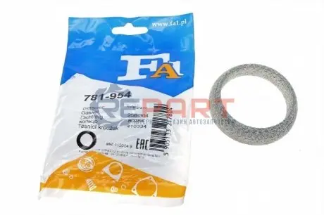 Прокладка труби вихлопної Renault Kangoo 1.5 dCi/1.6 16V 08- (54.3x68.5x16) (кільце) Fischer Automotive One (FA1) 781-954 Купити в Україні