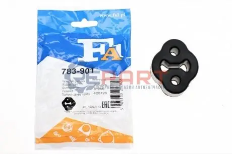 Гумка глушника Hyundai Getz 1.1-1.6 CRDi/Kia Carnival 2.9 CRDi /Sportage 2.0i 16V 94-09 Fischer Automotive One (FA1) 783-901 Купити в Україні