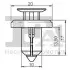 Фото Кліпса кріплення (к-кт 5шт) Honda Fischer Automotive One (FA1) (79300115) зображення 2