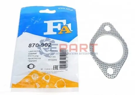 Прокладка труби вихлопної Audi A1/A3/VW Touran/Passat/Skoda Octavia 1.2-1.6 03- Fischer Automotive One (FA1) 870-902 Купити в Україні