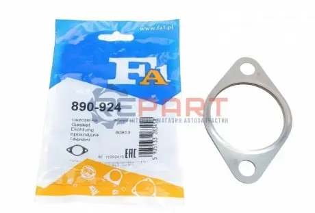 Фото Прокладка труби вихлопної Hyundai Santa Fe 2.2 CRDi 06-09/Kia Sportage 1.6-2.0 CRDi 10- Fischer Automotive One (FA1) (890-924) зображення 1