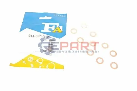 Прокладка трубки подачі оливи до турбіни MB OM611-612 (10x16) (к-кт 100 шт) Fischer Automotive One (FA1) 944.330.010 Купити в Україні