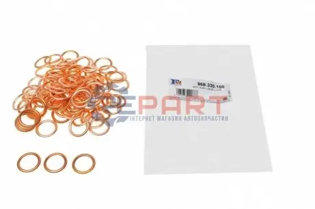 Фото Шайба болта зливу оливи Citroen Berlingo/Renault Trafic 1.6-2.5 dCi/D 89- (16x22x2) (к-кт 10 шт) Fischer Automotive One (FA1) (968330100) зображення 1