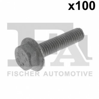 Болт с шестигранной головкой из черного металла Fischer Automotive One (FA1) 982-06-F26.100 (фото 1)
