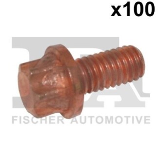 Болт с головкой системы TORX из черного металла Fischer Automotive One (FA1) 982-T06-512.100