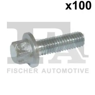 Болт з головкою системи TORX з чорного металу Fischer Automotive One (FA1) 982-T06-720.100 Купити в Україні