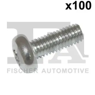 Болт з головкою системи TORX з чорного металу Fischer Automotive One (FA1) 982-T06-817.100 Купити в Україні