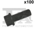 Болт с головкой системы TORX из черного металла 982-T08-121.100