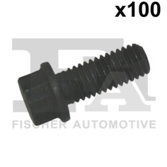 Болт с головкой системы TORX из черного металла Fischer Automotive One (FA1) 982-T08-121.100 (фото 1)