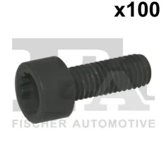 Болт с головкой системы TORX из черного металла Fischer Automotive One (FA1) 982-T08-222.100